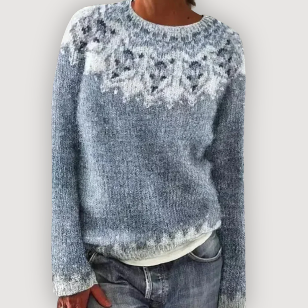 Denise - Pulover tricotat cu miel — imagine 2