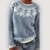 Denise - Pulover tricotat cu miel — imagine 2