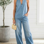 Denise - Set din două piese din denim — imagine 5