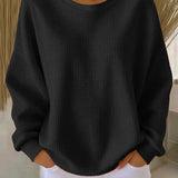 Diane – Pulover clasic texturat tricotat — imagine 4