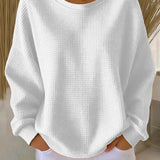 Diane – Pulover clasic texturat tricotat — imagine 5