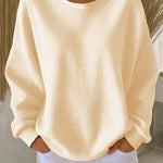 Diane – Pulover clasic texturat tricotat — imagine 7