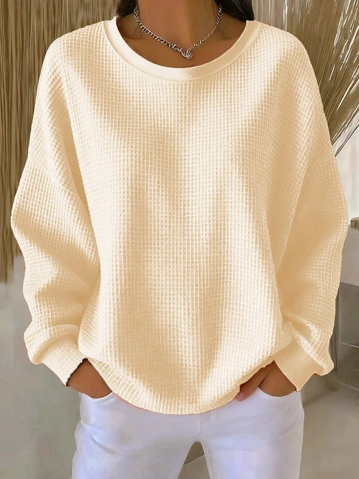 Diane – Pulover clasic texturat tricotat — imagine 7