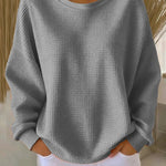 Diane – Pulover clasic texturat tricotat — imagine 8
