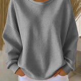 Diane – Pulover clasic texturat tricotat — imagine 8