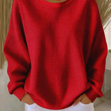 Diane – Pulover clasic texturat tricotat — imagine 9