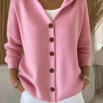 Doris - Cardigan tricotat cu glugă — imagine 1