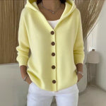 Doris - Cardigan tricotat cu glugă — imagine 4