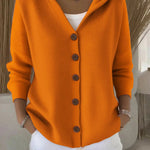 Doris - Cardigan tricotat cu glugă — imagine 6