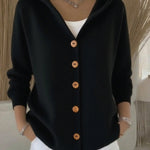 Doris - Cardigan tricotat cu glugă — imagine 8
