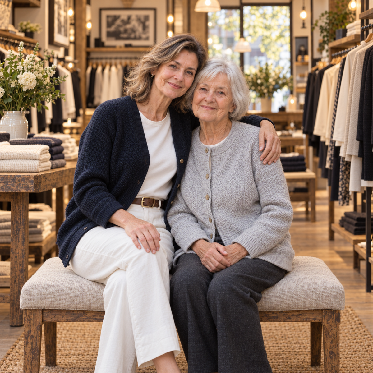 Elena Sibiu — mamă și fiică în boutique