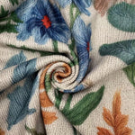 Cardigan cu fermoar, model floral de grădină botanică, Elise — imagine 4