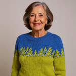 Ellen - pulover retro tricotat — imagine 4