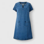 Ellie - rochie elegantă din denim — imagine 3