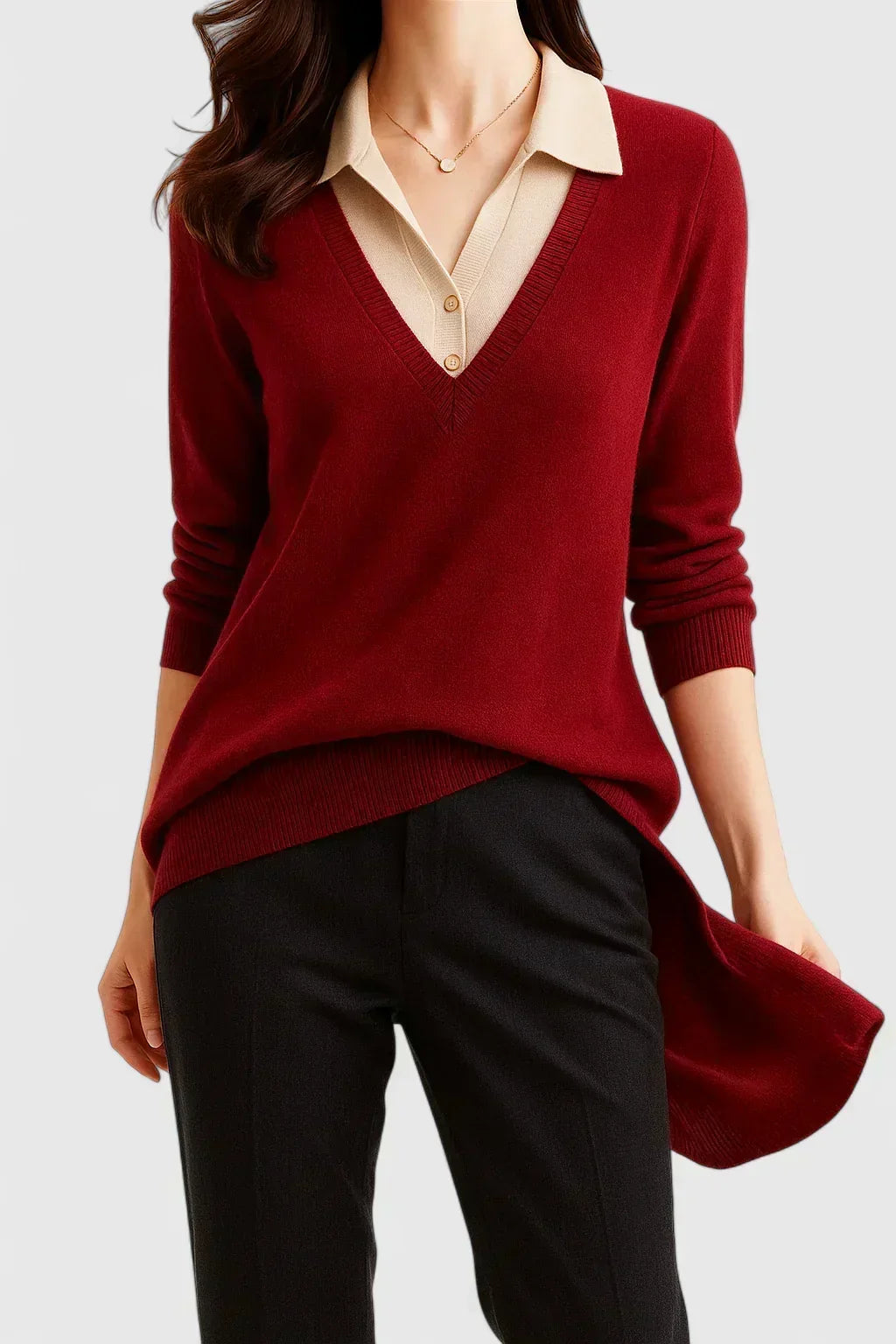 Ellie - pulover elegant — imagine 2
