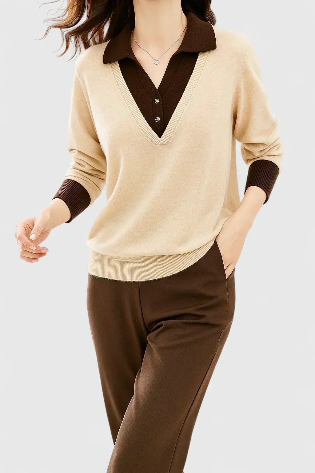 Ellie - pulover elegant — imagine 4