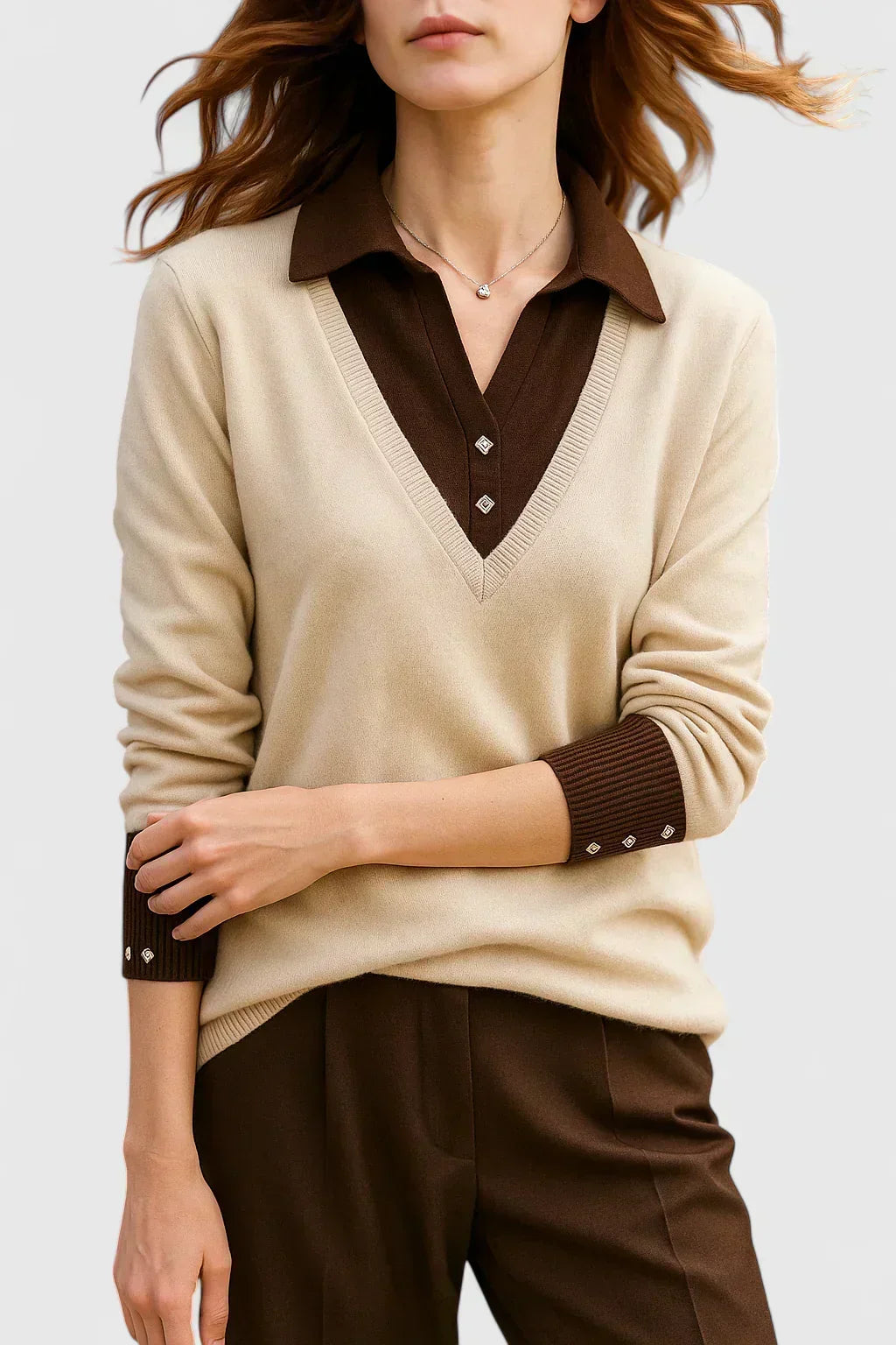 Ellie - pulover elegant — imagine 16