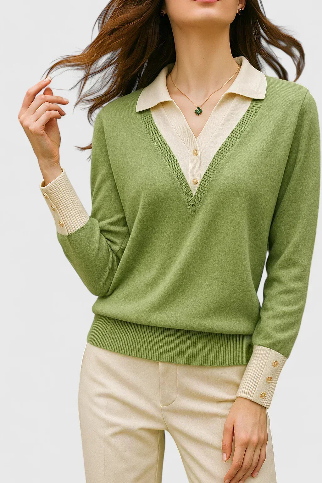 Ellie - pulover elegant — imagine 20