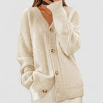 Eloísa - cardigan din tricot cu nervuri — imagine 1