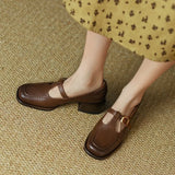Emilia - pantofi retro cu bareta în T — imagine 3