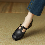 Emilia - pantofi retro cu bareta în T — imagine 4