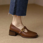 Emilia - pantofi retro cu bareta în T — imagine 11