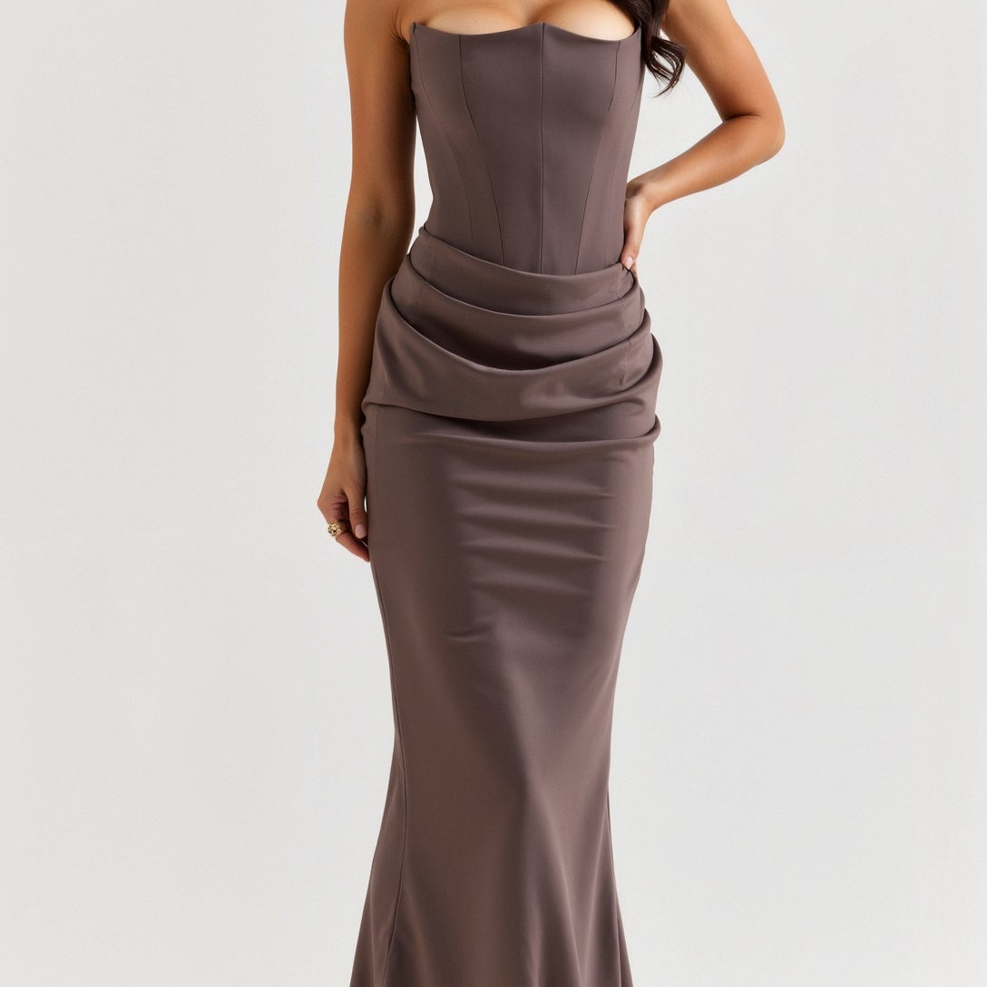 Emily - rochie lungă cu corsaj — imagine 14