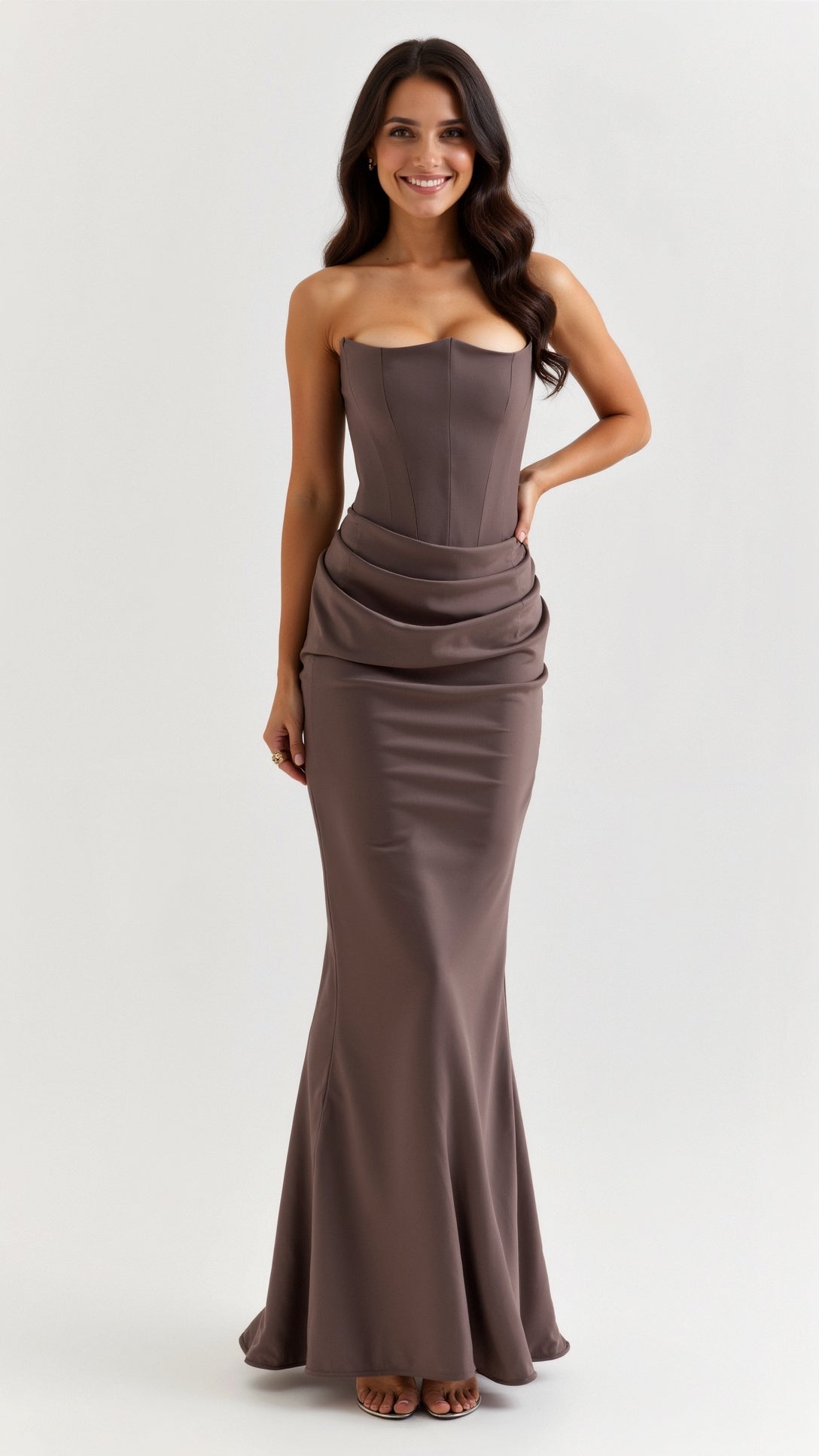 Emily - rochie lungă cu corsaj — imagine 14