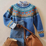 Emily - Pulover clasic retro tricotat — imagine 1
