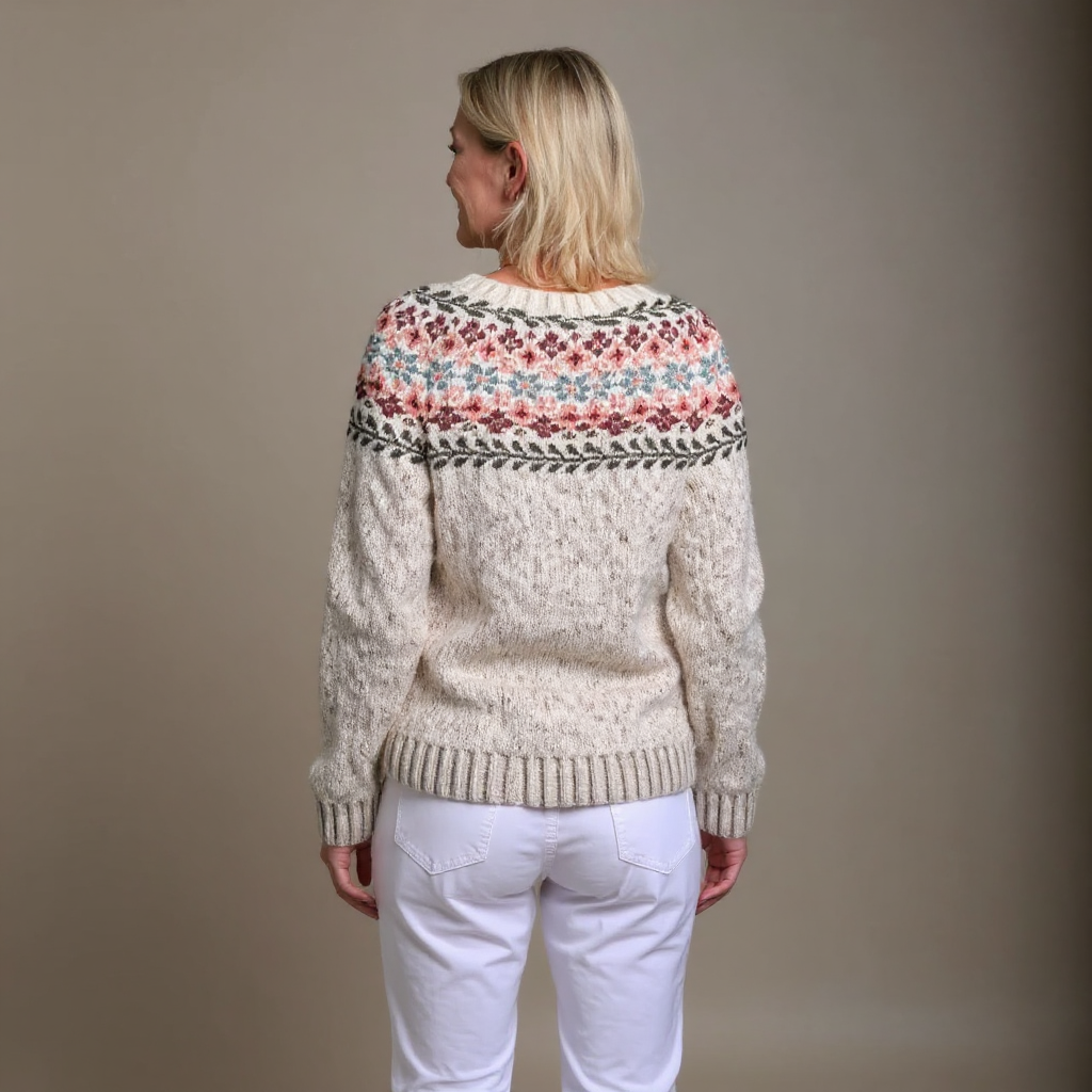 Emma - cardigan islandez retro — imagine 3