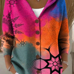 Evelyn - Cardigan cu glugă și model — imagine 2