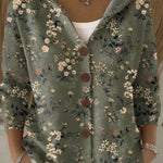 Evelyn - Cardigan cu glugă și model — imagine 5