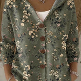 Evelyn - Cardigan cu glugă și model — imagine 5
