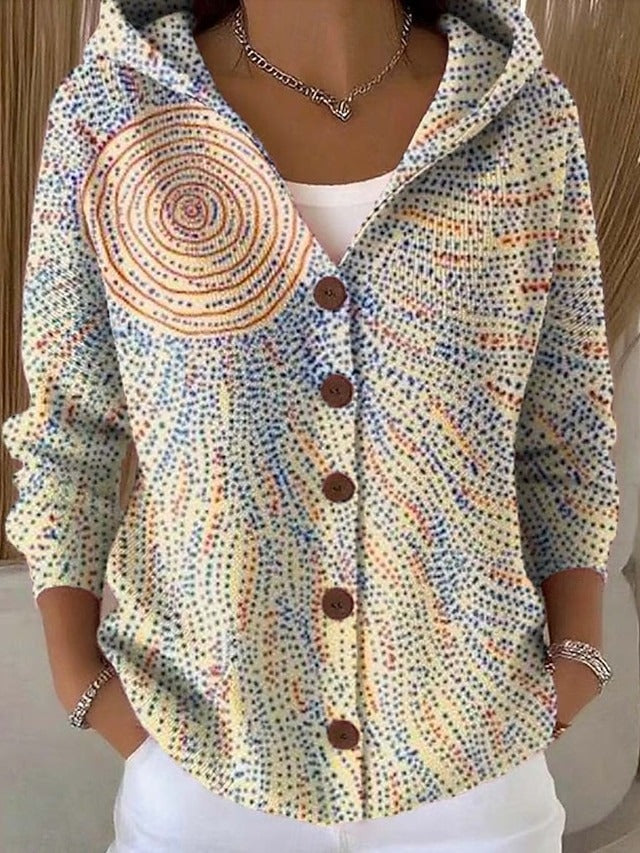 Evelyn - Cardigan cu glugă și model — imagine 7