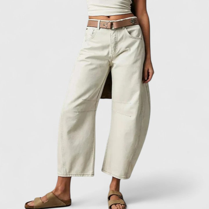 Everly - pantaloni comozi cu picior larg — imagine 5