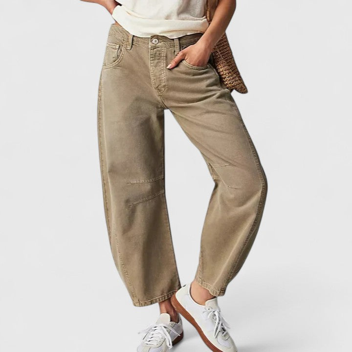 Everly - pantaloni comozi cu picior larg — imagine 6