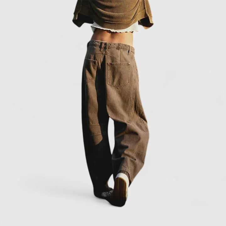 Everly - pantaloni comozi cu picior larg — imagine 9