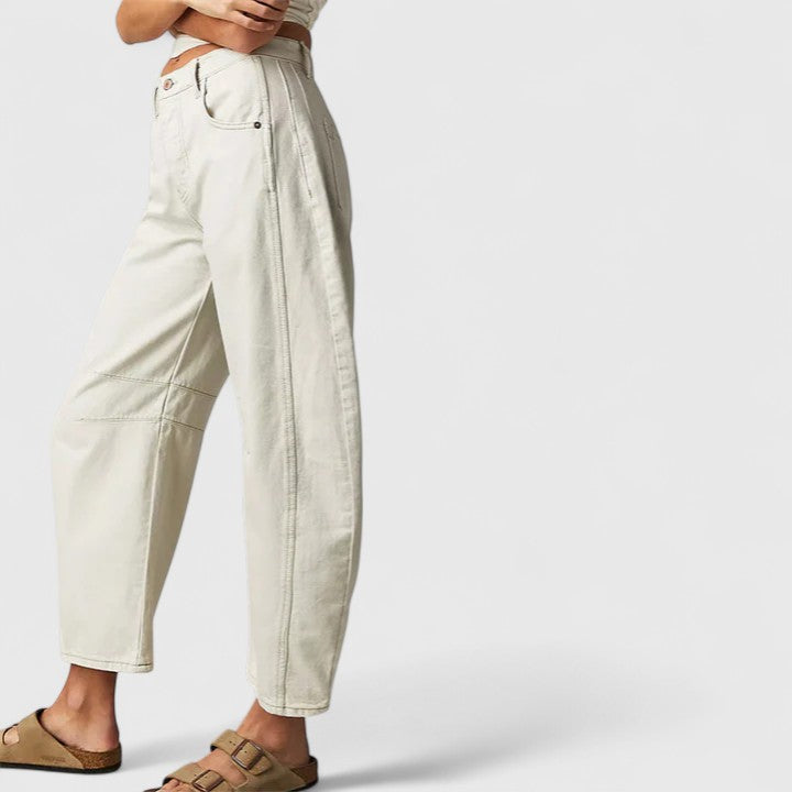 Everly - pantaloni comozi cu picior larg — imagine 11