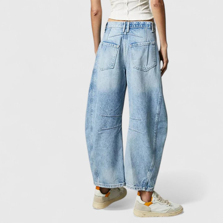 Everly - pantaloni comozi cu picior larg — imagine 24