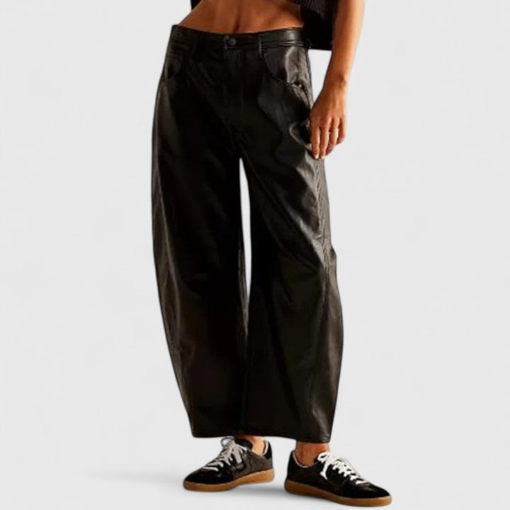 Everly - pantaloni comozi cu picior larg — imagine 25