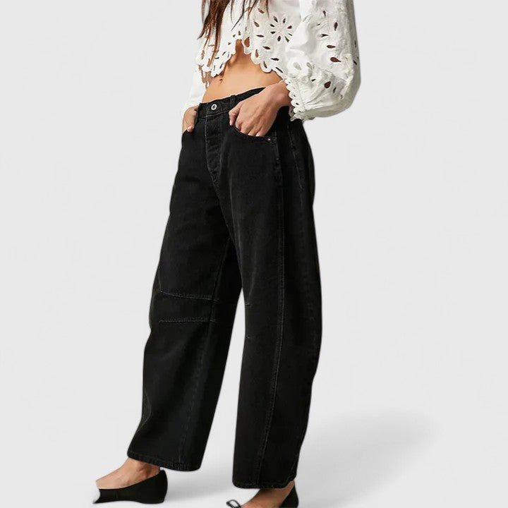 Everly - pantaloni comozi cu picior larg — imagine 28