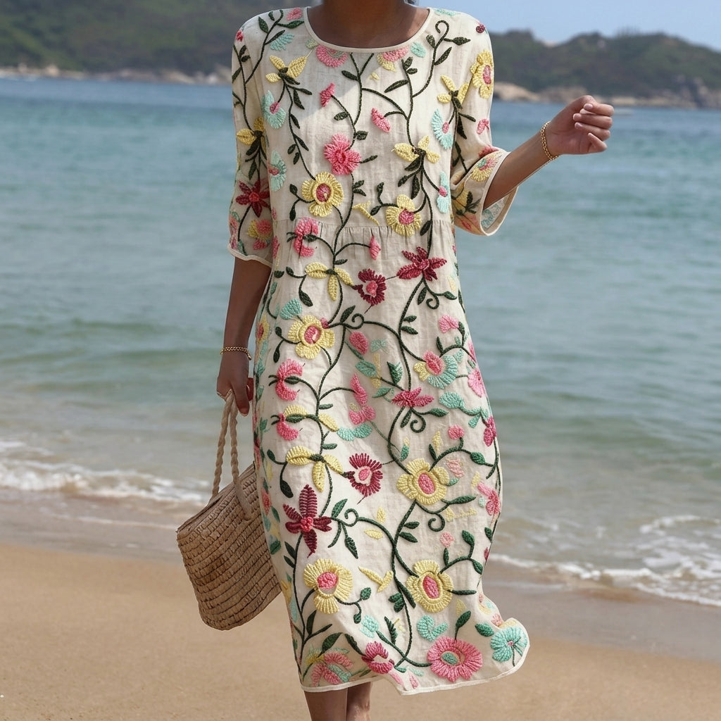 Fiona - rochie florală pentru femei — imagine 1