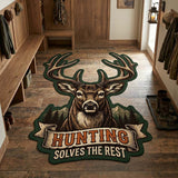 Covor cu model - Antler Emerald — imagine 1