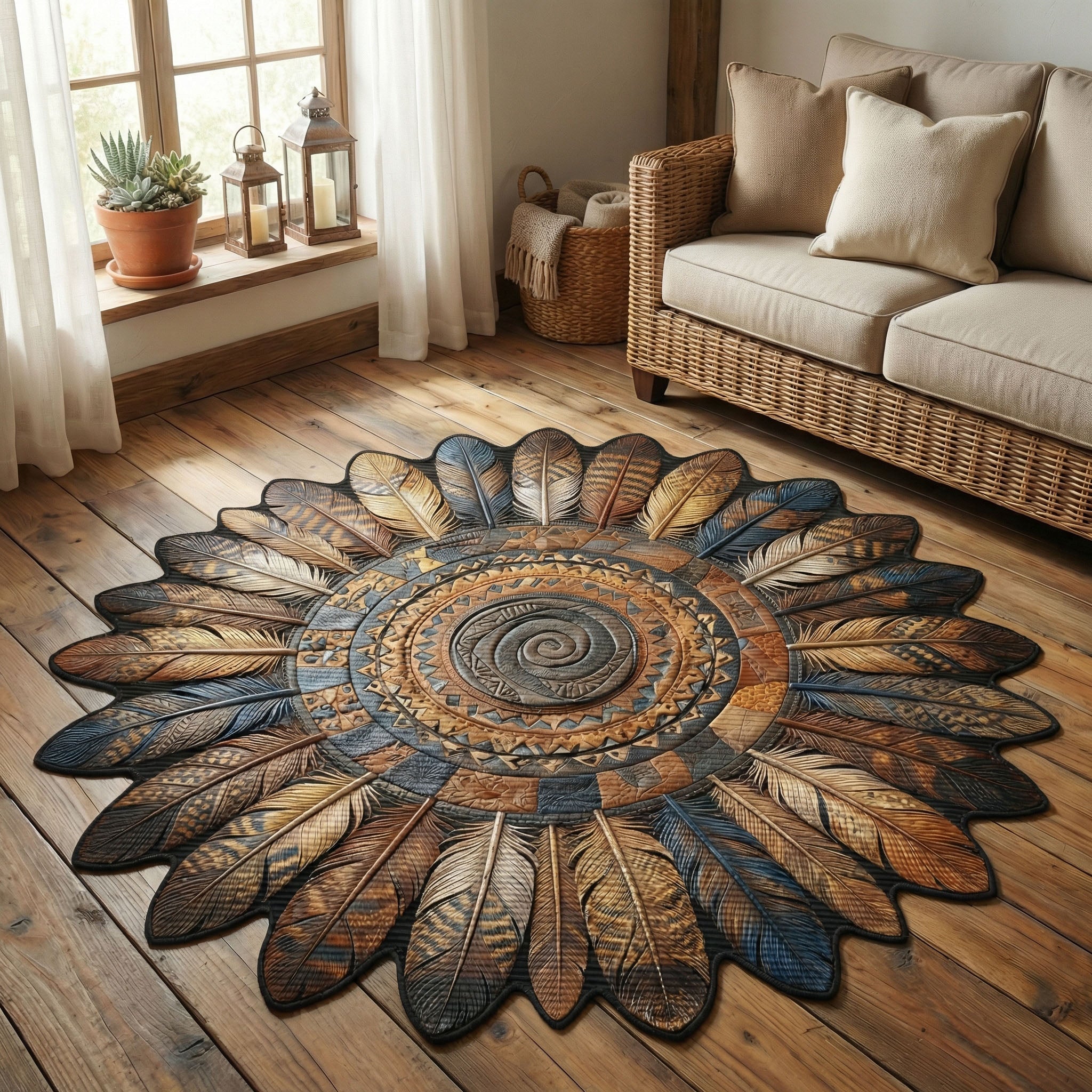 Covor modelat - Copper Canyon Sunburst — imagine 1