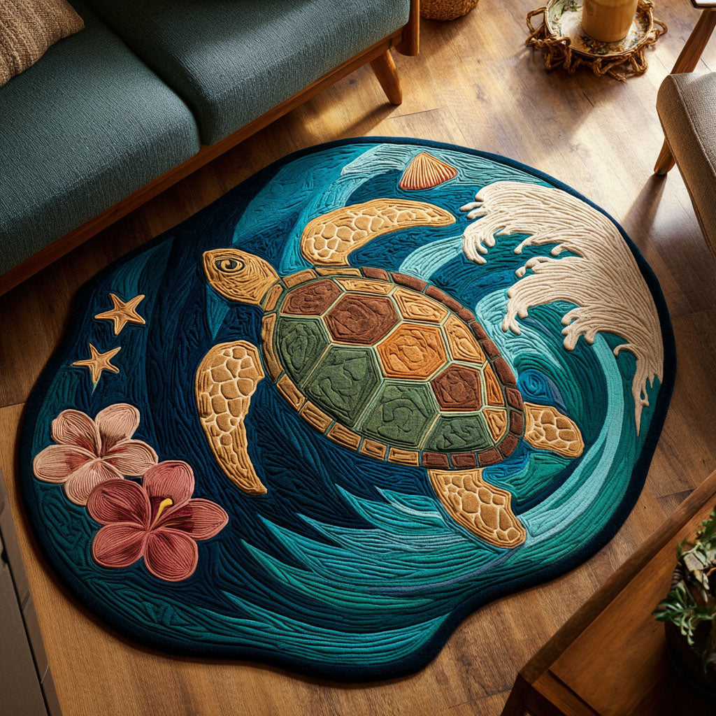 Covor modelat - Țestoase marine tropicale — imagine 1