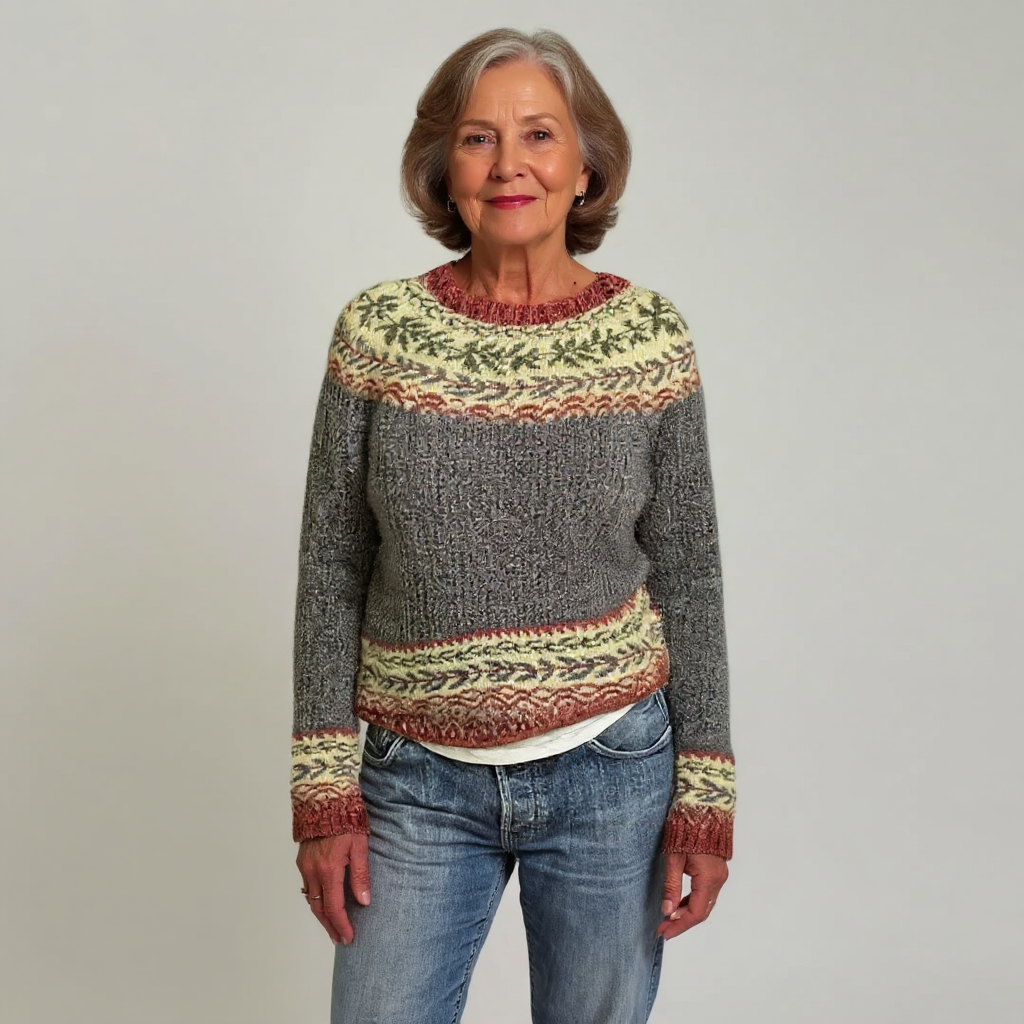 Frances - Pulover retro tricotat — imagine 2