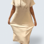 Gabriella - rochie casual cu glugă — imagine 1