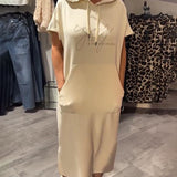 Gabriella - rochie casual cu glugă — imagine 5