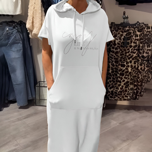 Gabriella - rochie casual cu glugă — imagine 11