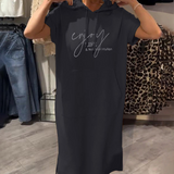 Gabriella - rochie casual cu glugă — imagine 13